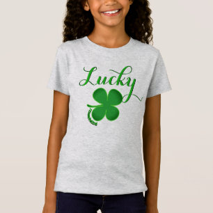 LUCKY ST. PATRICK'S DAY TSHIRT girl top irish