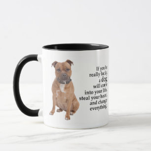 Lucky Staffie Mug