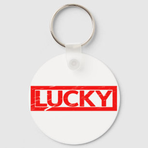 Lucky Stamp Key Ring