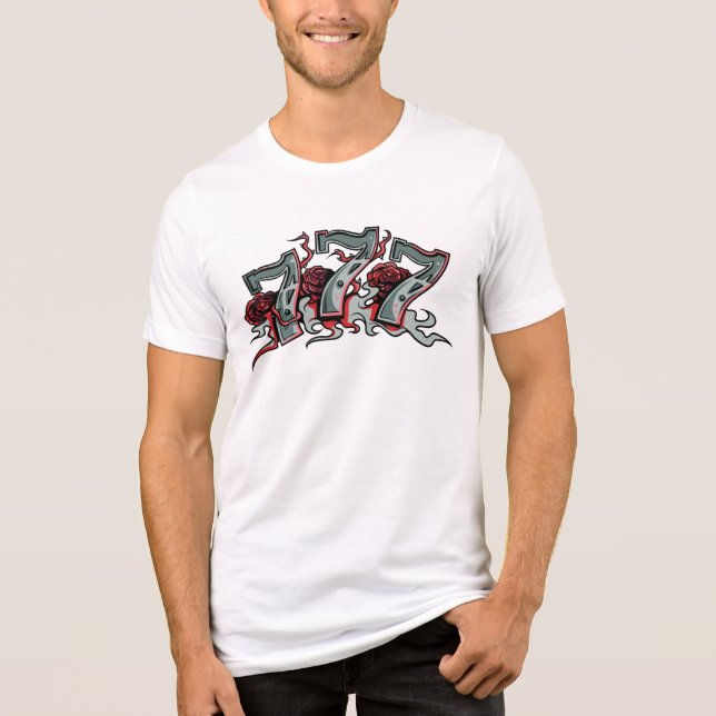 Lucky Strike: The Power of 777 Tri-Blend Shirt (Front)