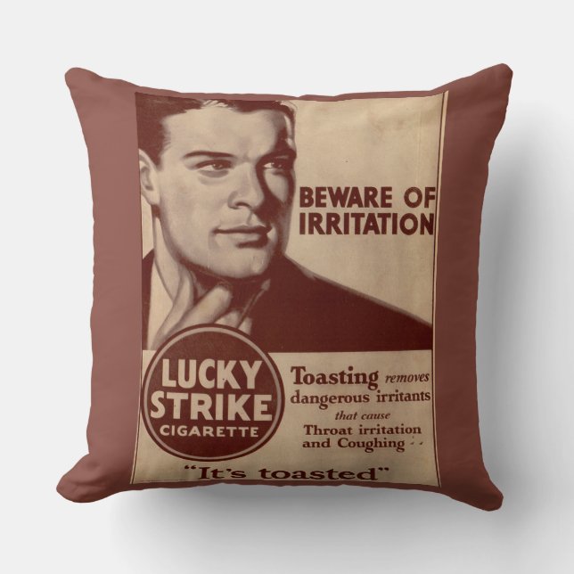Lucky Strikes - Beware of Irritation Cushion (Front)