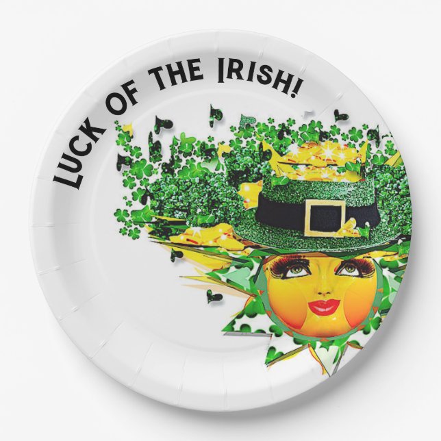 LUCKY SUN! PAPER PLATE (Front)