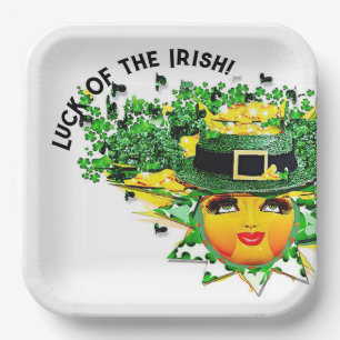 LUCKY SUN! PAPER PLATE