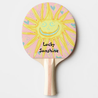 Lucky Sunshine Ping Pong Paddle