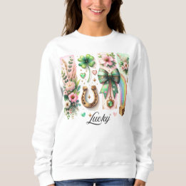 Lucky Symbols, St. Patrick's Day Sweatshirt
