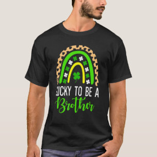 Lucky To Be A Big Brother St. Patrick's Day Gender T-Shirt