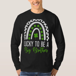 Lucky To Be A Big Brother St. Patrick's Day Gender T-Shirt