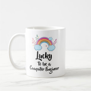 Lucky To Be A Computer Engineer Mug