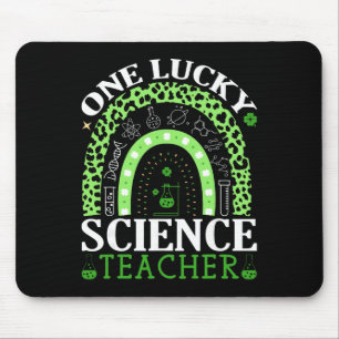 Lucky To Be A Science Teacher Chemistry St Patrick Mouse Pad