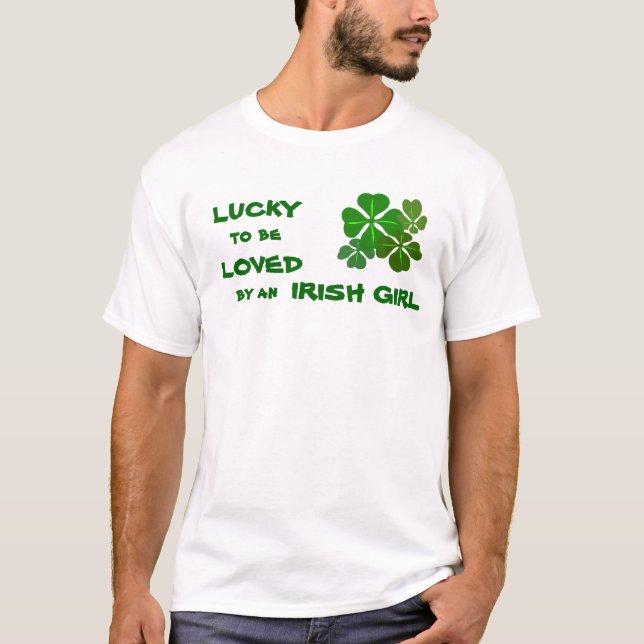 Lucky to be Loved Irish Men's T-Shirt (Front)