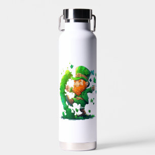 Lucky to be with you my sweet shamrocks   water bottle