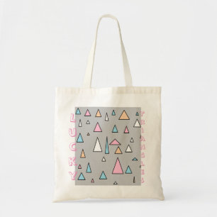 Lucky Triangles Pastel Colours Tote Bag