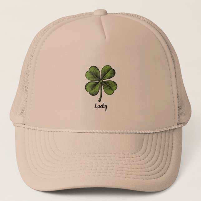 Lucky Trucker Hat (Front)
