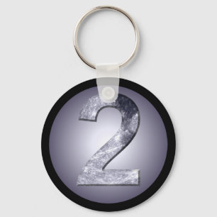 Lucky Two Lunar Symbol Magic Circle Design Key Ring