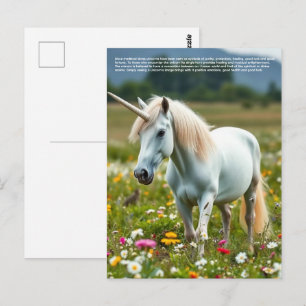 Lucky Unicorn Postcard