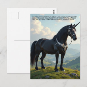 Lucky Unicorn Postcard