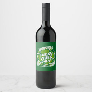 Lucky Vibes Only – Saint Patrick’s Day 2026 Wine Label