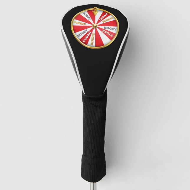 Lucky Wheel Golf Driver Head Cover (Front)