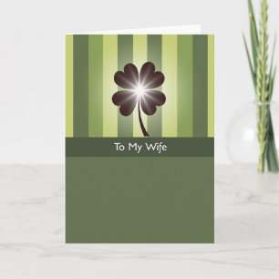 Lucky Wife Greeting Card
