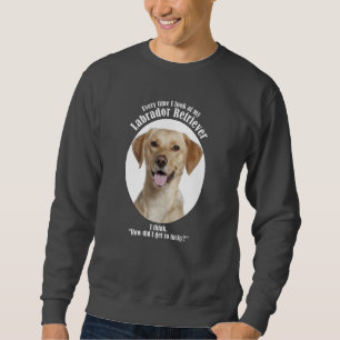 Lucky Yellow Lab Sweatshirt