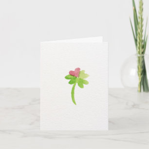 Lucky You're Mine Folded Valentine's Day Card