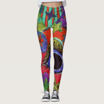 LuckyPen Art Leggings