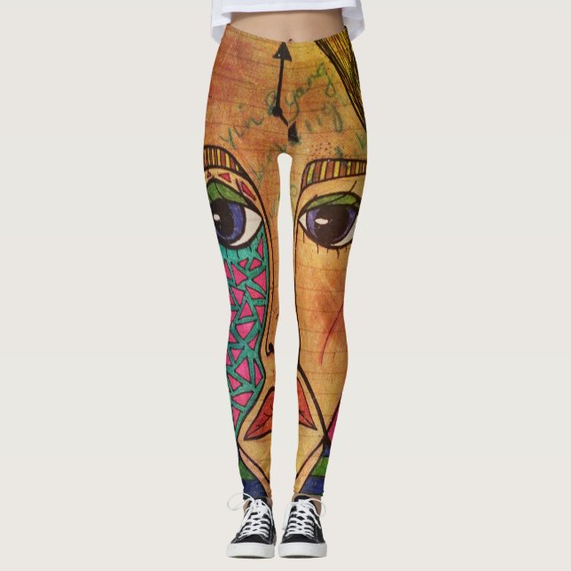 LuckyPen Art Leggings (Front)