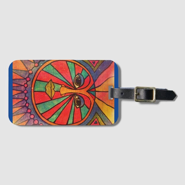 LuckyPen Art Luggage Tag (Front Horizontal)