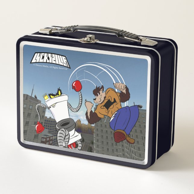 Luckyzilla Lunch Box (Front)