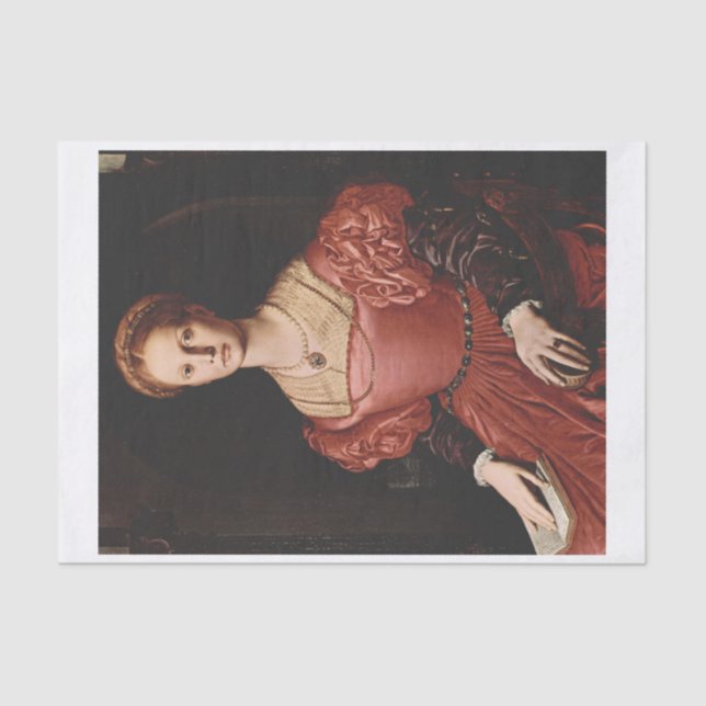 Lucrezia by Bronzino Decoupage Tissue Paper (Front)