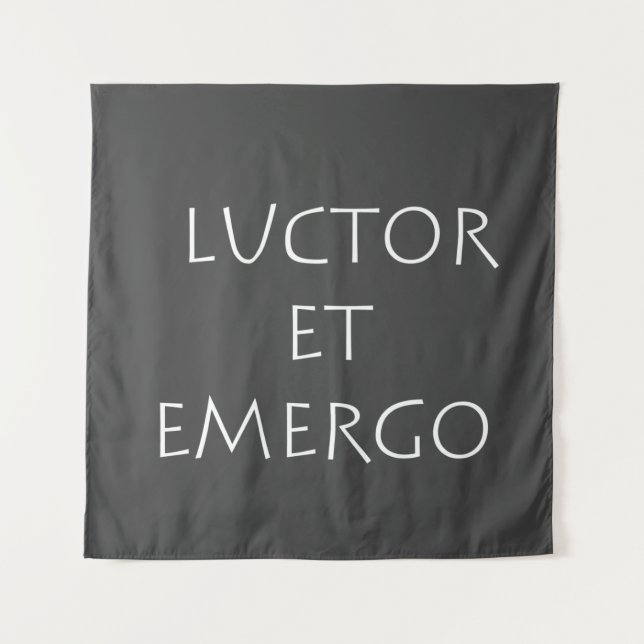 Luctor et emergo tapestry (Front)