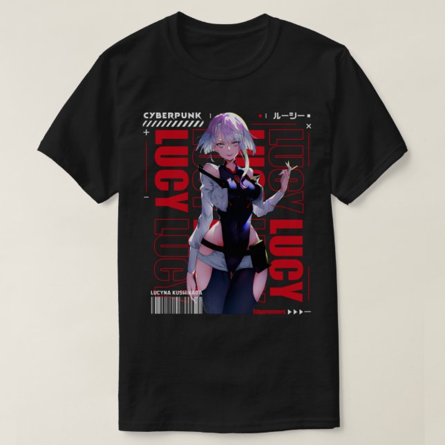 Lucy - Cyberpunk   T-Shirt (Design Front)