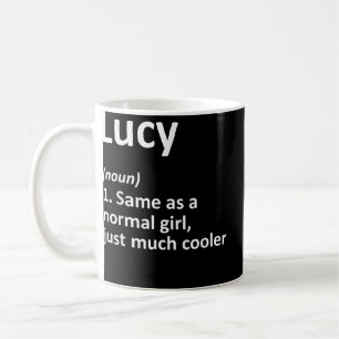 LUCY Definition Personalised Name Funny Birthday G Coffee Mug