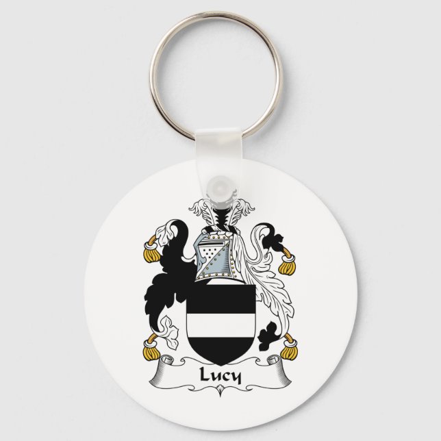 Lucy Family Crest Key Ring (Front)