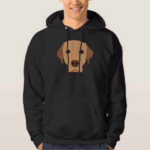Lucy Golden Labrador Dog Face Hoodie