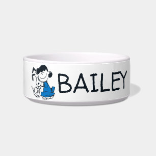 Lucy Hugging Snoopy Bowl