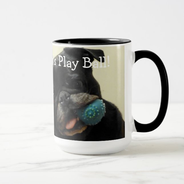 Lucy "Let's Play Ball!" Mug (Right)