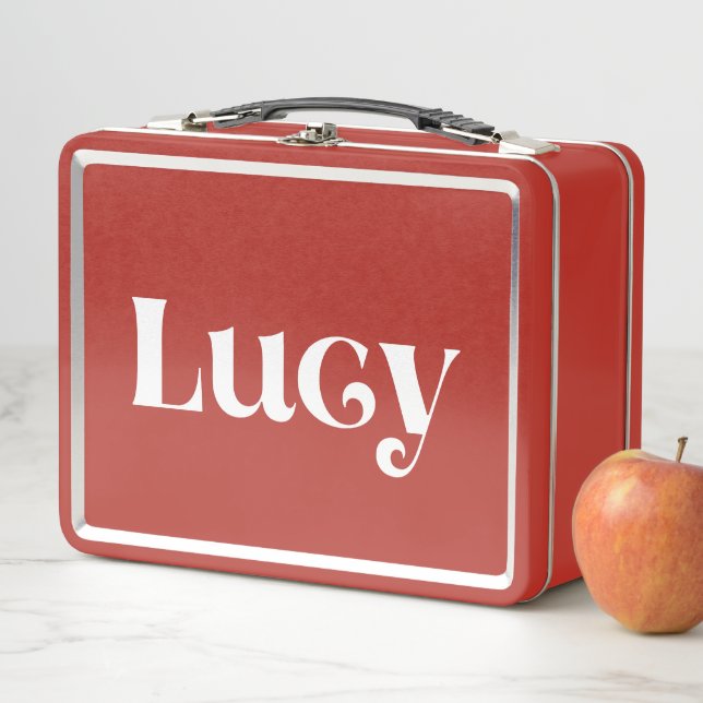 Lucy Metal Lunch Box (In Situ)