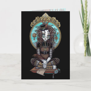 "Lucy" Steam Punk Air Balloon Fairy Art Card