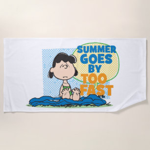 Lucy - Summy Goes By Too Fast Beach Towel