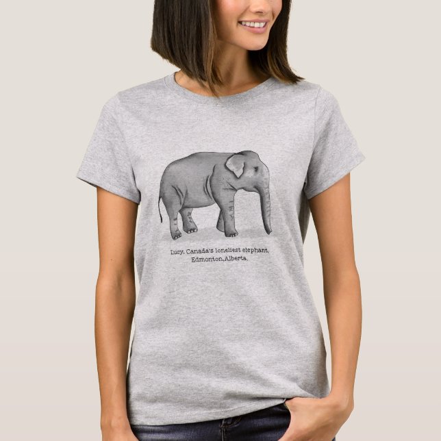 Lucy The Elephant T-Shirt (Front)