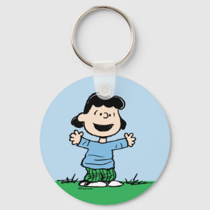 Lucy With Arms Wide Key Ring