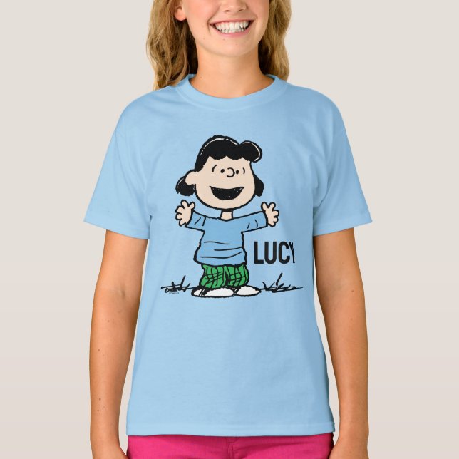Lucy With Arms Wide T-Shirt (Front)