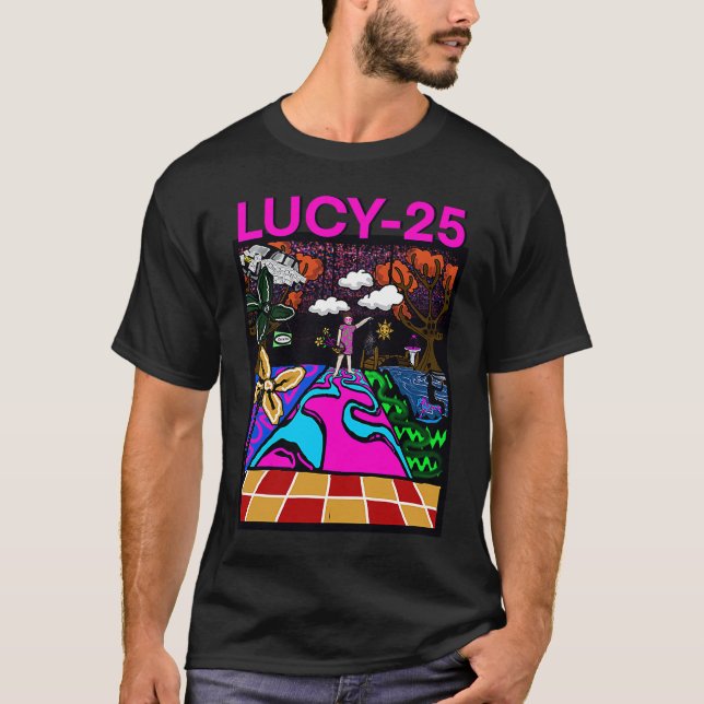 Lucys psychedelic diamonds T-Shirt (Front)