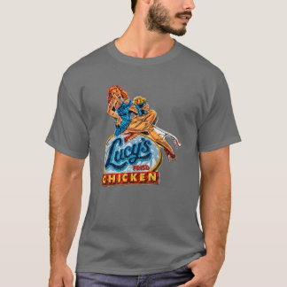 Lucyx27s Fried Chicken Neon sign T-Shirt