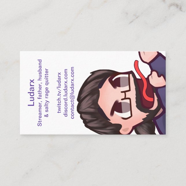 Ludarx | Business Cards | 100 Pack (Front)