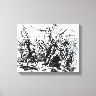 Luddite Rioters, 1811-12 Canvas Print
