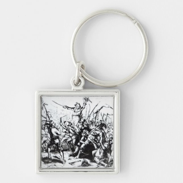 Luddite Rioters, 1811-12 Key Ring (Front)