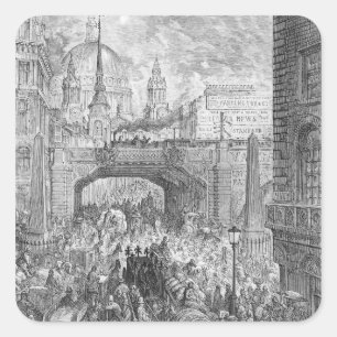 Ludgate Hill Square Sticker