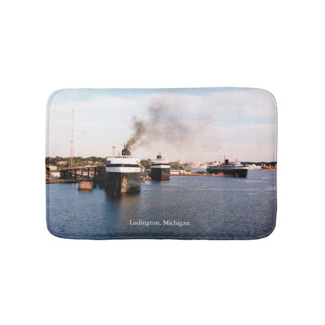 Ludington Ferries bathmat (Front)